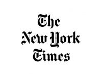The New York Times Logo Black